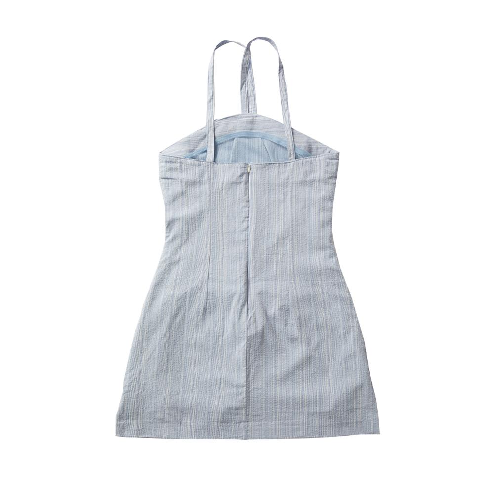 CONST Ct Ribbon Dress, Stripe