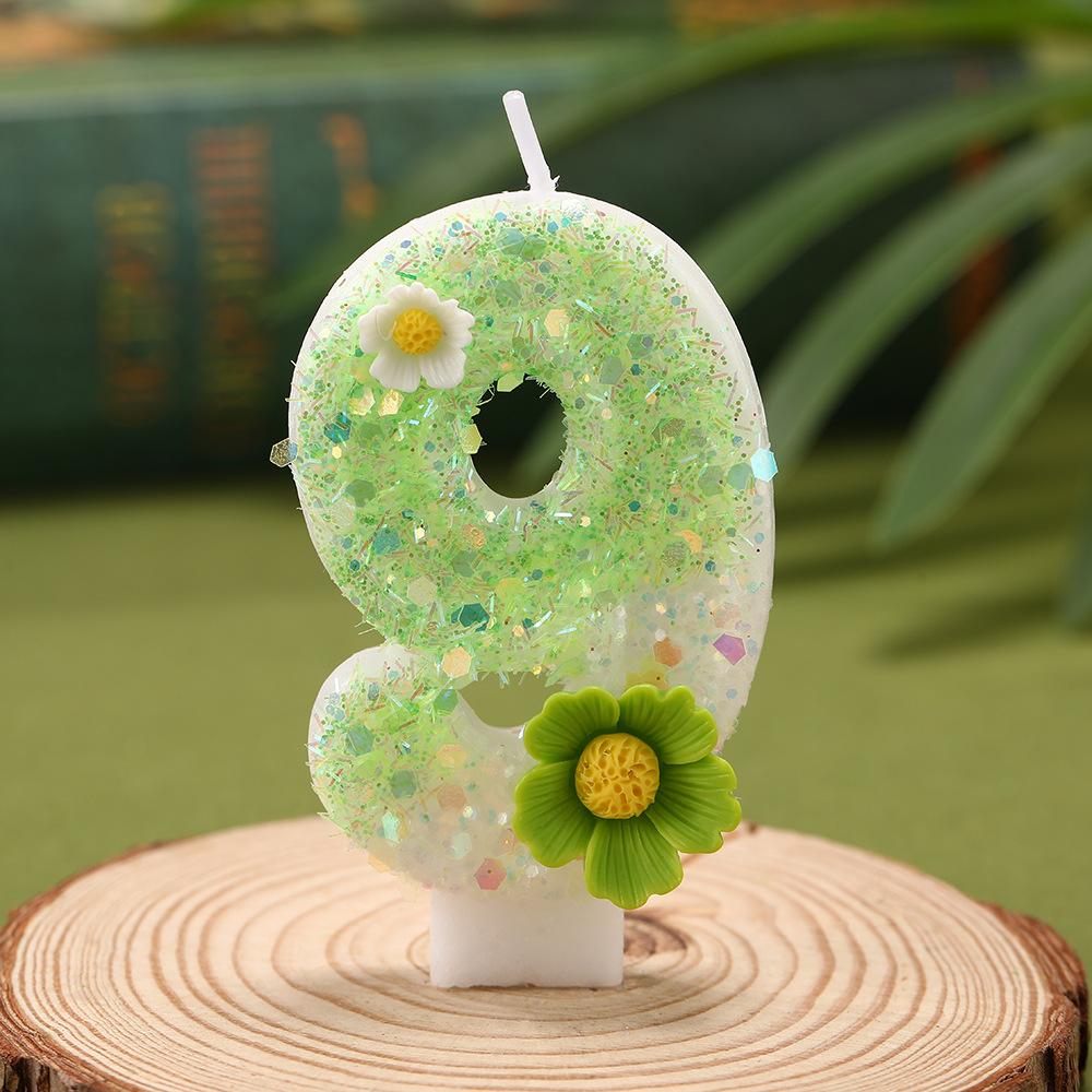 Number Candle 0-9 Birthday Cake Candle Decorative Candle for Baking Party Supplies Kids Celebration Cake Decoration
