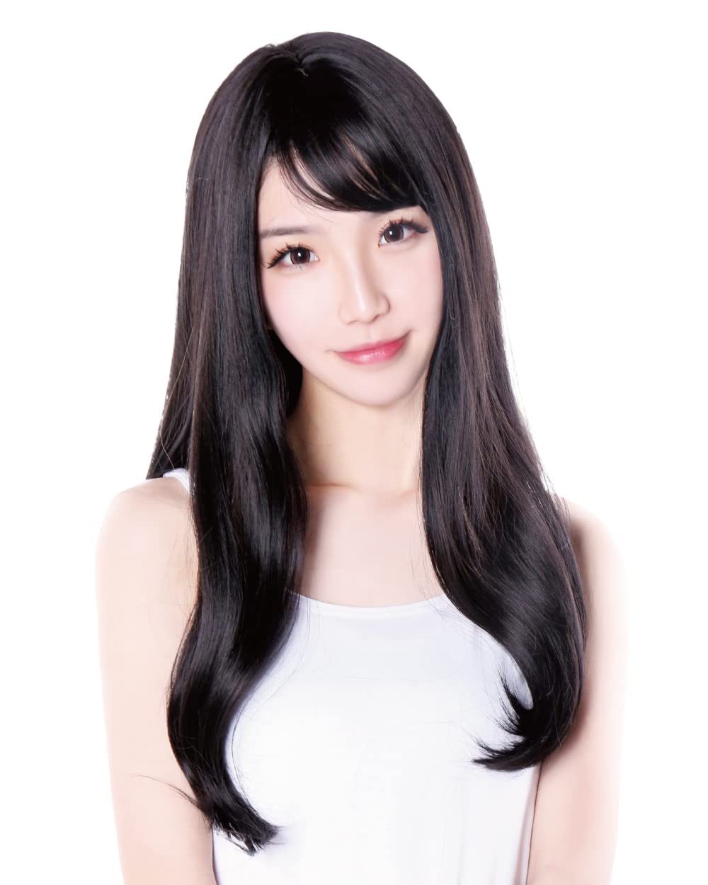 

TefuRe Парик Длинный Прямой Парик C-8200N-BLK