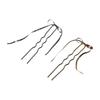 Disk Hair Korean Style For Girls Hanfu Bow Hair Stick U Shaped Hairpin Hair Fork Hair Accessories