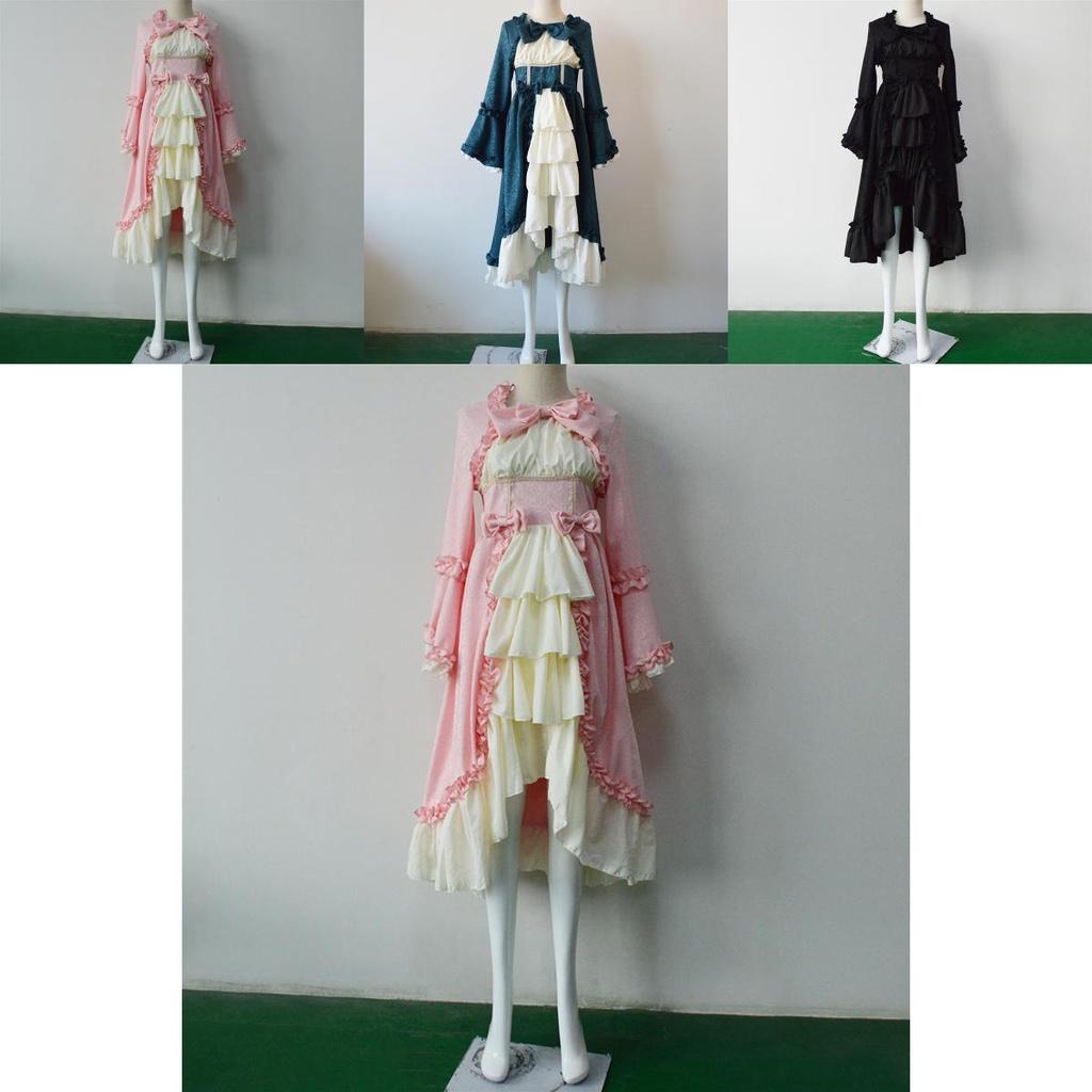 Gorgeous Square Neck Bowknot Womens Costume For Role Playing And Theme Activities