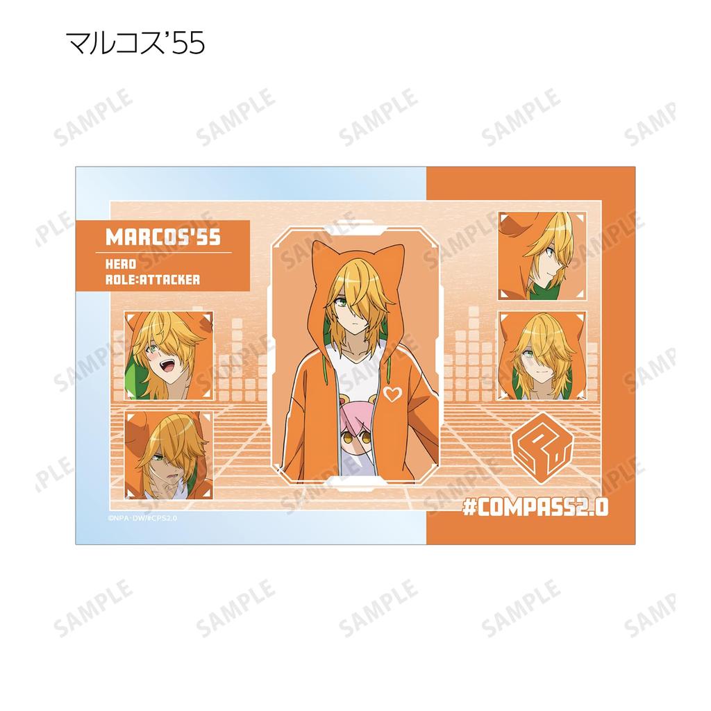 Compass Combat Providence Analysis System Trading Clear Cards Box 2.0 ver.A 16-Piece