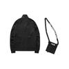 Fila Fusion Multi-Pocket Workwear Stand Collar Woven Jacket Men Jackets Black T11M013703F-BK