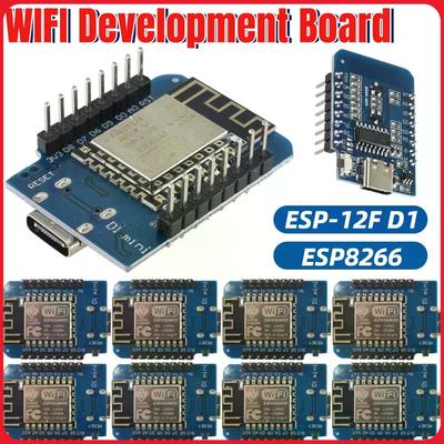 1-5pcs ESP8266 ESP-12F D1 Mini Nodemcu Lua IOT Board Type-C D1 Mini WIFI Development Board NodeMCU Lua Module for Arduino