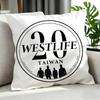 Pop Westlife Cushion Cover Cushion Cover Set 4Pcs 50X50 45X45 40X40 Pillowcase Decorative Sofa Home Decor