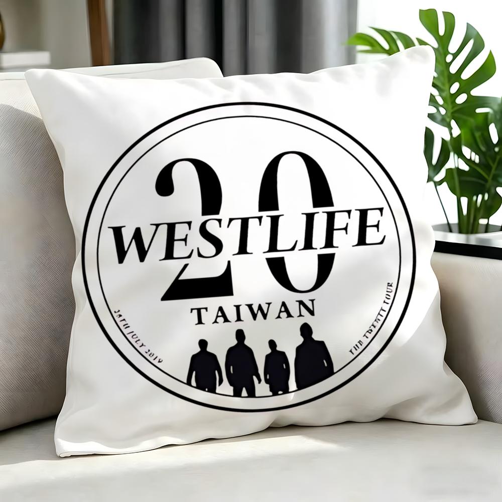 Pop Westlife Cushion Cover Cushion Cover Set 4Pcs 50X50 45X45 40X40 Pillowcase Decorative Sofa Home Decor