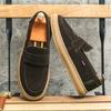 Fashion Leather Fashion Walking Shoes Men Handmade Mens Slip on Driving Shoes Luxury Flats Mens Loafers Lightweight Male Business Shoes