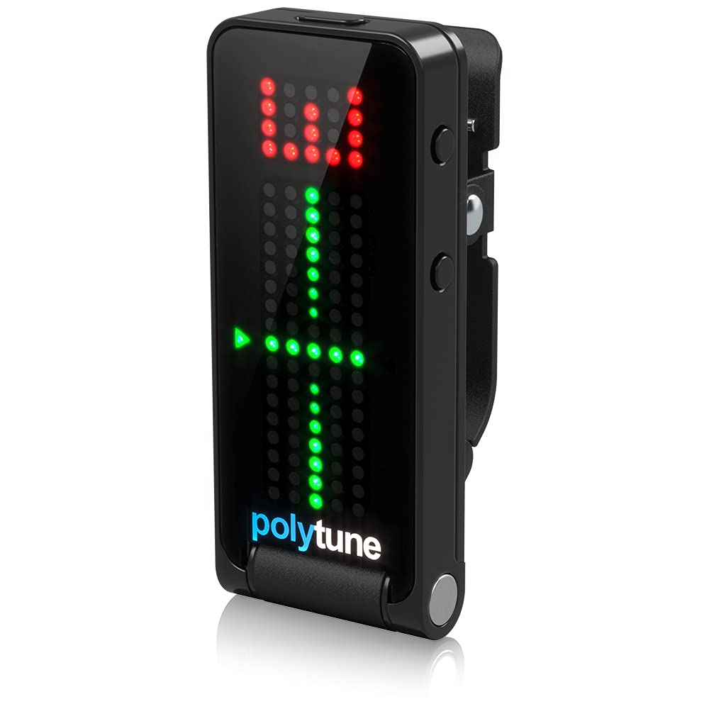 Tc Electronic Polyphonic Clip Black Tuner,