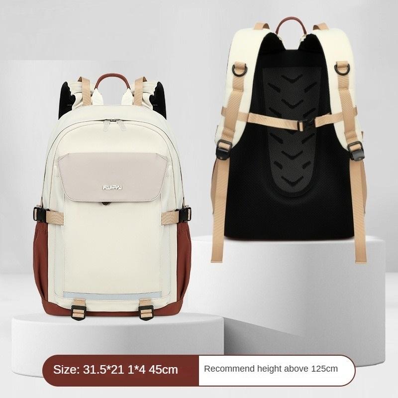 Bags for Women School Bag Simple Girls New Junior High School Backpack Large Capacity Backpack RUIPAI17230