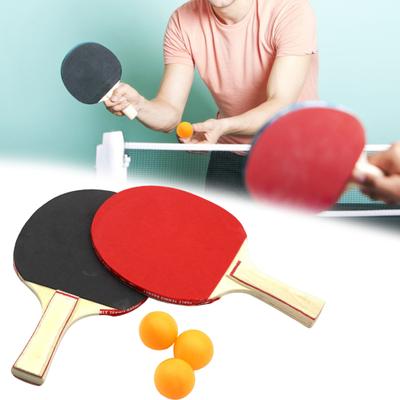 1 set Bordtennisracket Ergonomiskt handtag Fin textur Slät kant Bärbar Bekväm