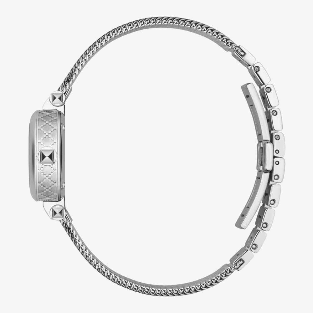Gucci YA141512 Damenuhr mit Perlmutt-Diamant-Zifferblatt