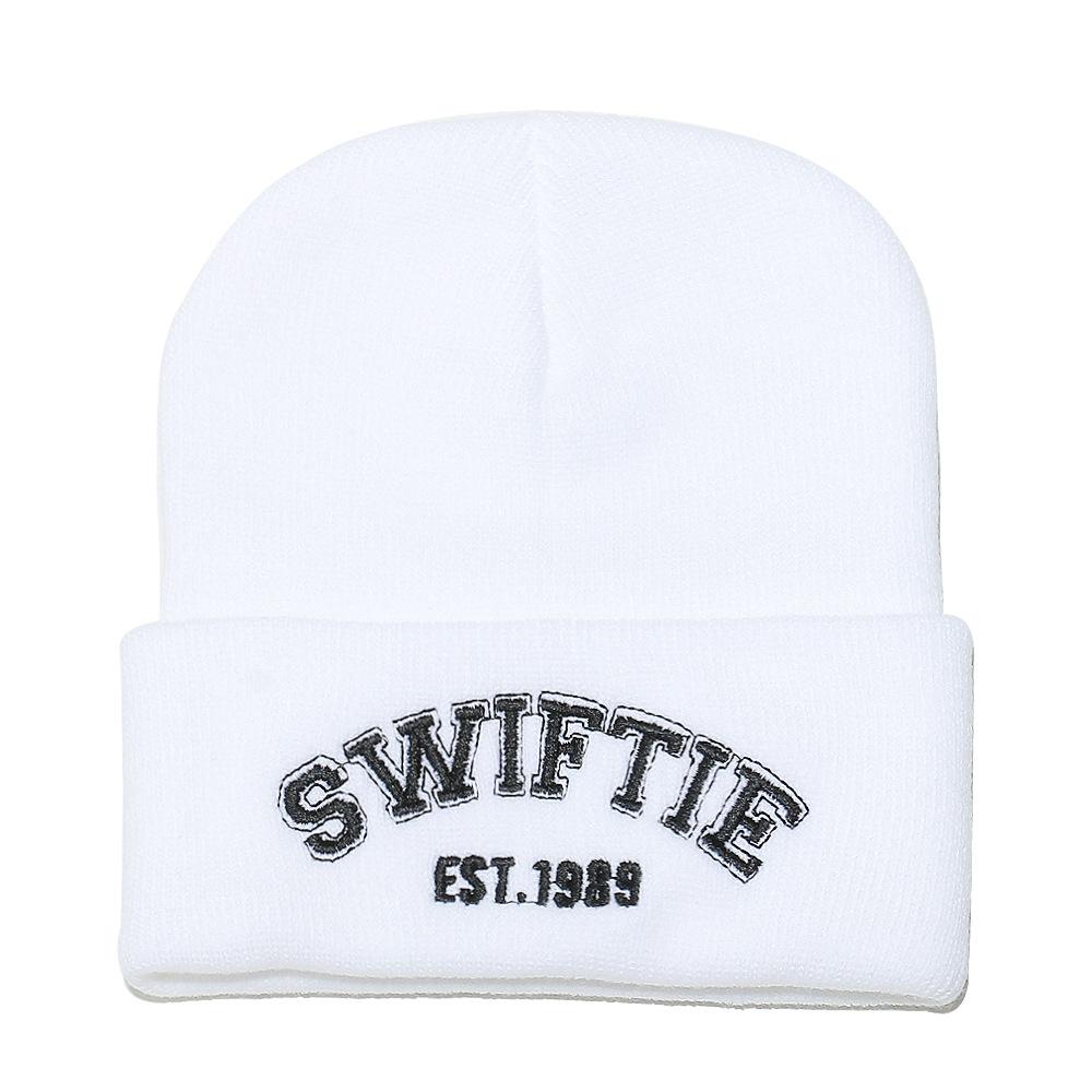 Winter Hat Male Taylor Swift Knitted Hat Taylor Embroidered Alphabet Wool Hat Winter Pullover Hat