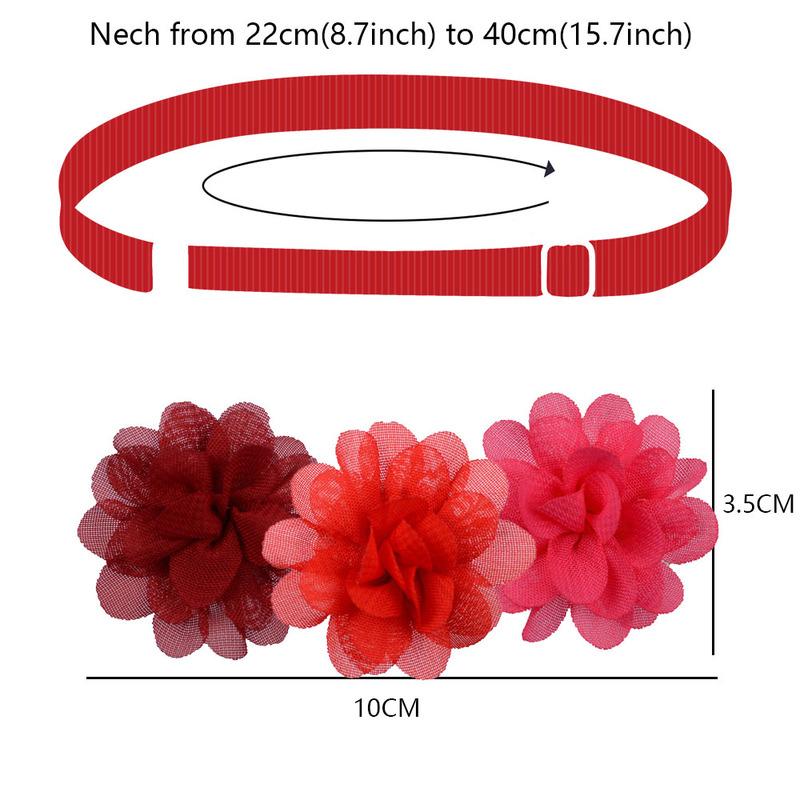 50/100pcs Colorful Pet Dog Bow Ties Collars Flowers Neckties Collar Puppy Cat Dog Dog Grooming Products Pets Accessories