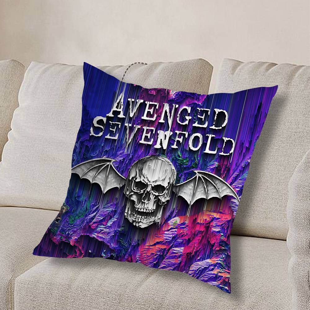Cool A7X A-Avenged Sevenfold Pillow Case Pillow Case Living Room Sofa Cushion Cover Suitable For Home Bedroom Room Decoration