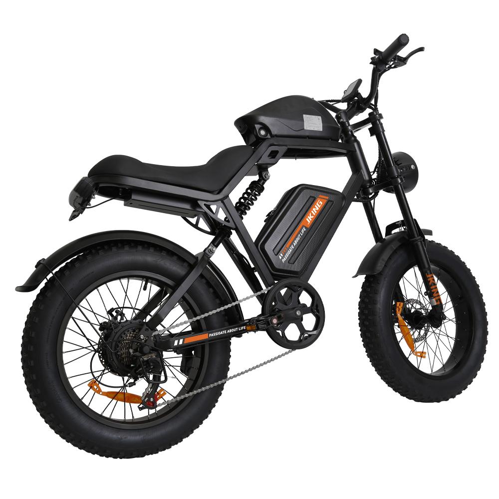JKING FXH-002 All-Terrain Electric Bicycle 48V15.6Ah Battery 500W Motor 40KM Range 120KG Load 20 Inch Fat Tires E-Mountain Bike