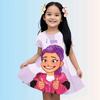 Girl Dress KPop Demon Hunters Summer 2025 Mini Short sleeved Dress Princess 3D Printed Cute Children's Clothing Party Top