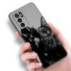 Čierna mačka so zazerajúcim okom Puzdro na telefón Pre Xiaomi Redmi Note 7 8 9 10 Lite 11 11E 11T 12 Pro 11S 4G 10T 5G 8T 9S 10S TPU Čierny kryt