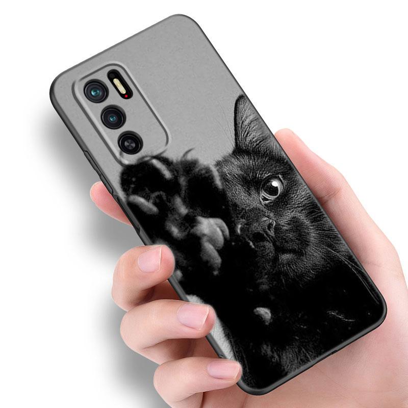 Schwarze Katze Starrendes Auge Handyhülle Für Xiaomi Redmi Note 7 8 9 10 Lite 11 11E 11T 12 Pro 11S 4G 10T 5G 8T 9S 10S TPU Schwarze Hülle