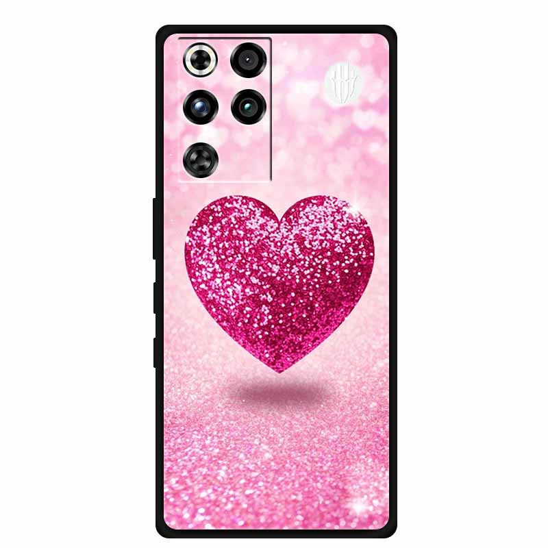 Phone Case For ZTE Nubia RedMagic 11 Pro 5G Back Cover Case Black Silicone TPU Soft Coque For Nubia RedMagic 11Pro Funda Capas