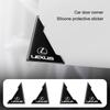 4Pcs Car Door Anti-scratch Sticker Auto Protective Decals For Lexus GS IS LS500h ES260 ES300h  350h NX260 UX260 LM LC RZ450e TX AEH1
