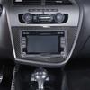 For SEAT Leon Mk2 1P 2008-2012 Soft Carbon Fiber Car Center Control Display Frame Panel Sticker Car Interior Accessories L/RHD Ujm690