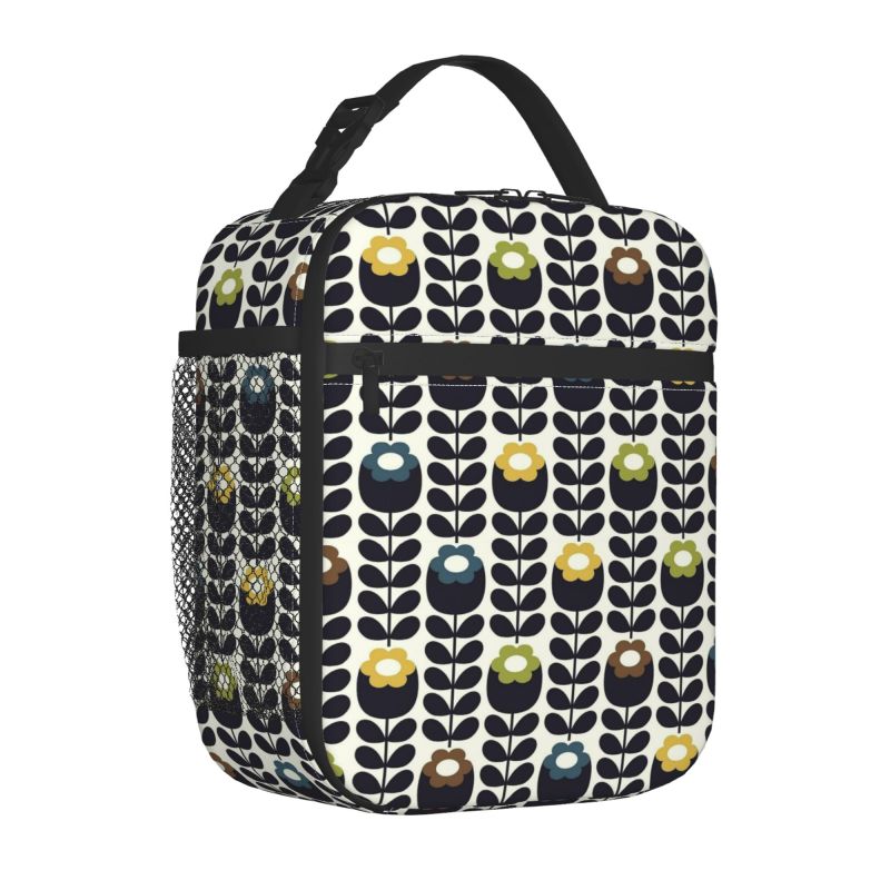 Bolsa de Almuerzo Térmica Reutilizable Impermeable Oxford Abstracta Multi Stem de Orla Kiely Bolsas Tote Bento para Mujeres Trabajo Picnic