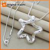 DOTEFFIL 925 Sterling Silver Starfish Pendant Necklace 16-30 Inch Snake Chain Fashion Wedding Engagement Jewelry