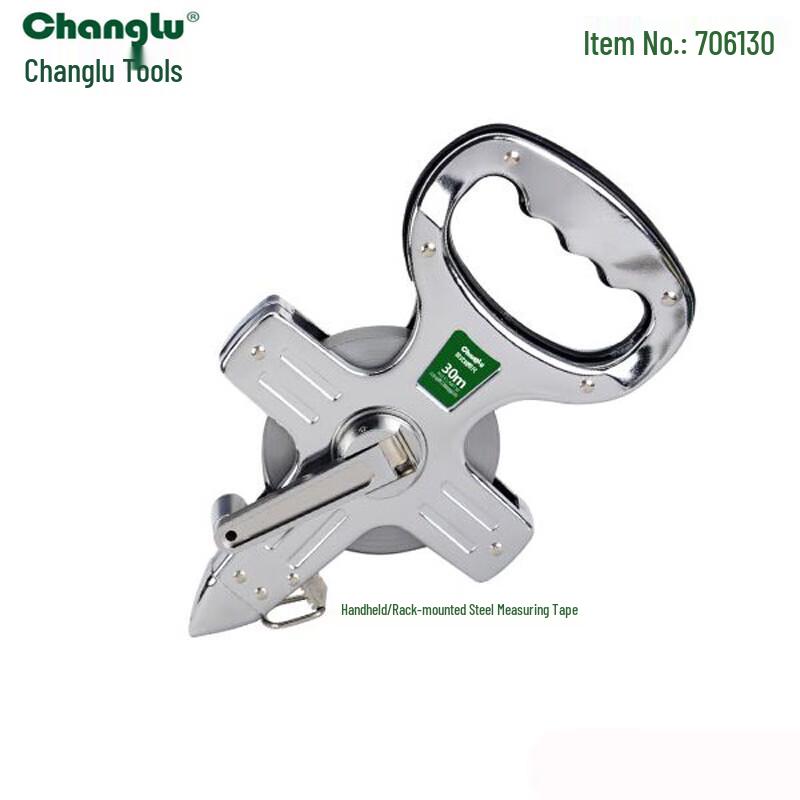 Changlu 30m Portable Stainless Steel Frame Tape Measure