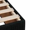 Box Spring Bed with Mattress Black 140 X 190 Cm Fabric