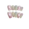 Pure Hand-made Phototherapy Wear Nail Tablets Dream Bubble Wear Nail Finished Product Reusable Nail Patches