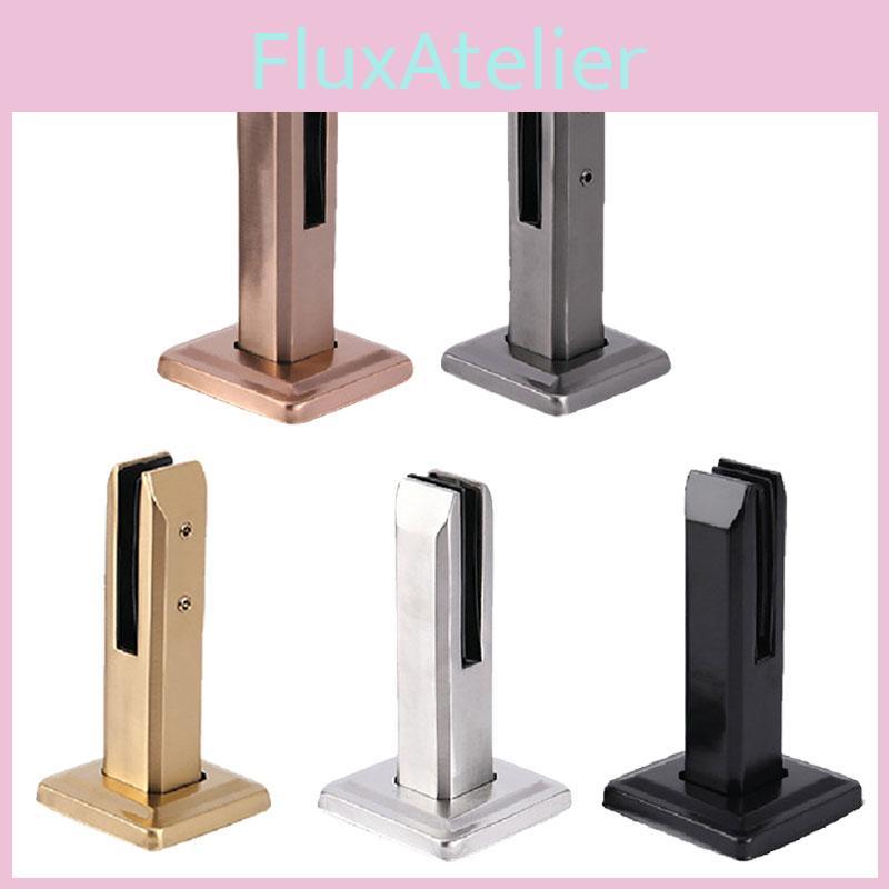 Moderne en minimalistische glasklem voor loft en trappenhuis 304 roestvrij staal