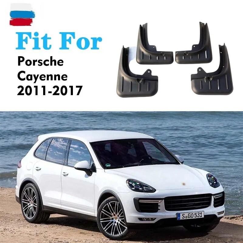 

2011 2012 2013 2014 2015 2016 2017 ДЛЯ Porsche Cayenne брызговики на крыльях брызговики автомобильные аксессуары чёрный