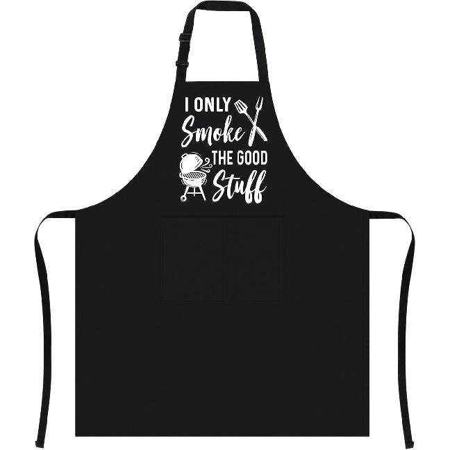 Funny Aprons for Men, Professional Kitchen Cooking Aprons with Two Pockets, Adjustable Chef Apron Bib Apron Gift
