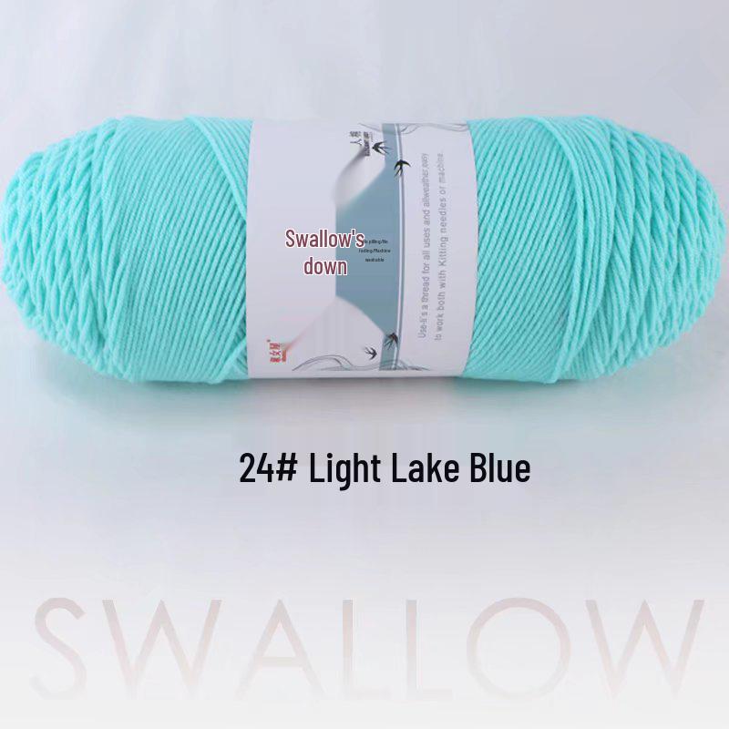Large Skein 5-Ply Milk Cotton Yarn: Luxurious Plush for Doll Making & Seat Cushions, Available in 80 Colors