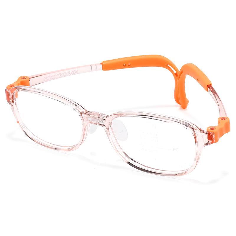 Ultralight Myopia Glasses for Teens - Screwless TR Frame, Safe Sports Design T048ET