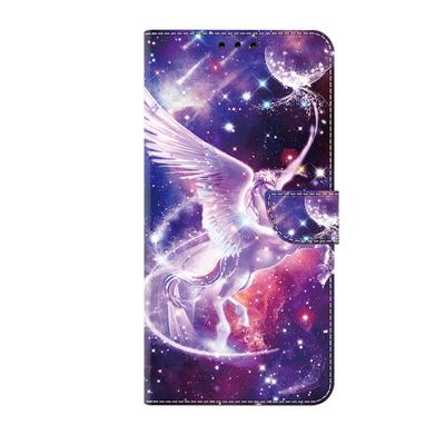 Heavenly Horse Pattern PU Leather Wallet Flip Photo Frame Book Case for iPhone Samsung Huawei Honor Xiaomi Redmi Oppo Sony Motorola Nokia Google