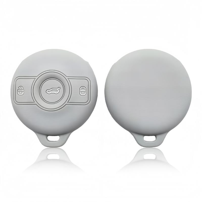 Car Key Cover Silicone Protector Anti Drop Design Ergonomic Shape Quick Installation Multiple Color Option Weatherproof
