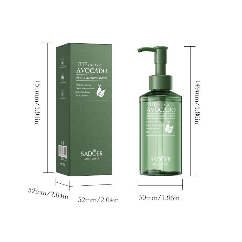 Avocado Rejuvenating Facial Cleanser 150ml Cleansing Facial Cleansing Liquid Skin Care Products