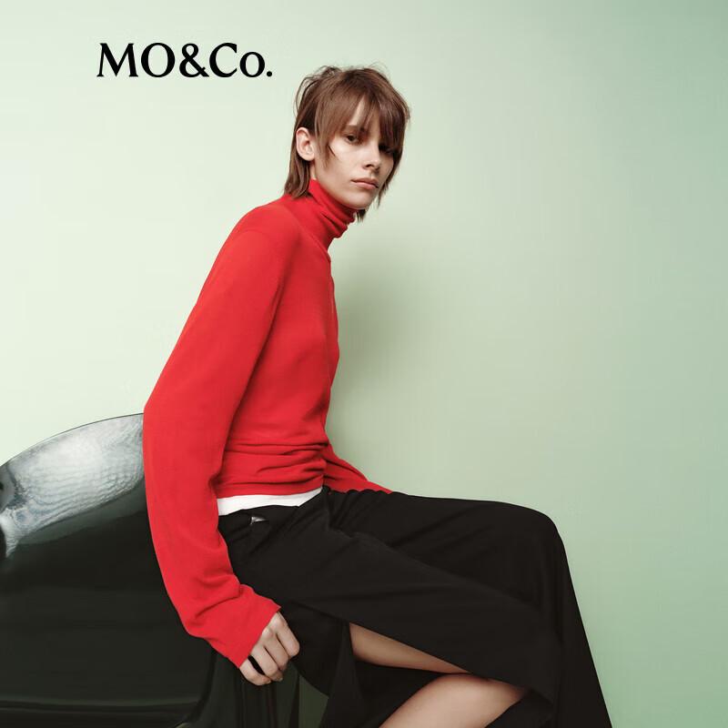 MO&Co. GAUCHERE Kollaboration Leichter Rollkragenpullover