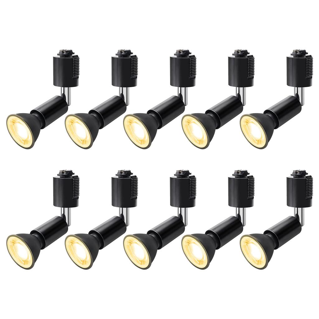 DiCUNO Spotlight for Duct Rail E11 Base with LED Equivalent To 60W Bulb Color LED 6W Lighting Bar Duct Rail High Wide Pack of 10 Bulb, Spotlight,