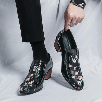 Nowa Moda Męskie Spiczaste Botki Wizytowe Buty Podwyższające Męskie Wysokie Obcasy Impreza Luksusowe Towary Bankiet Luksusowe Designerskie Buty