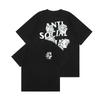 Summer Men's Cotton Clothing Luxury Graphic Lettering Print ASS Women's Casual Sports Round Neck Street Fashion Streetwear