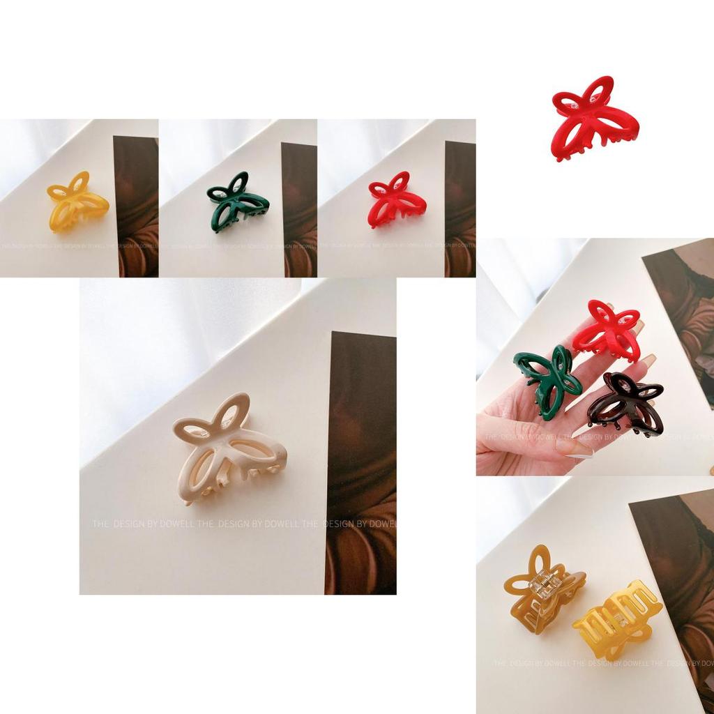 Fashionable 4cm Butterfly Hair Claw Clip Chic Acetate Material For Women