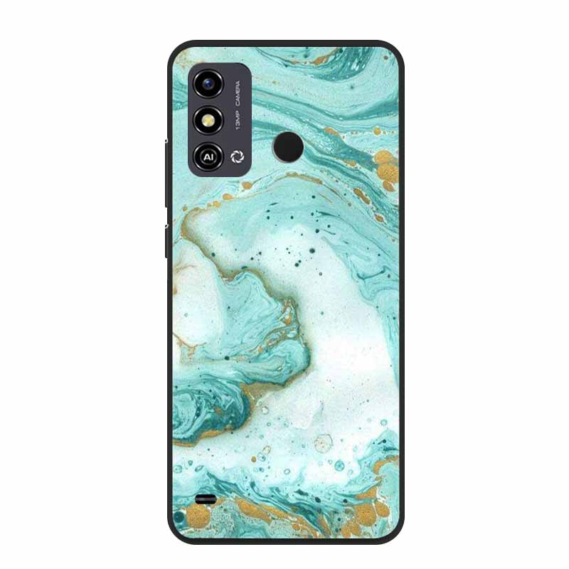 For ZTE Blade A53 Case Marble TPU Silicone Soft Back Cover Cases for ZTE Blade A53 A 53 Para 6.52" Cute Mica Painting New Coque
