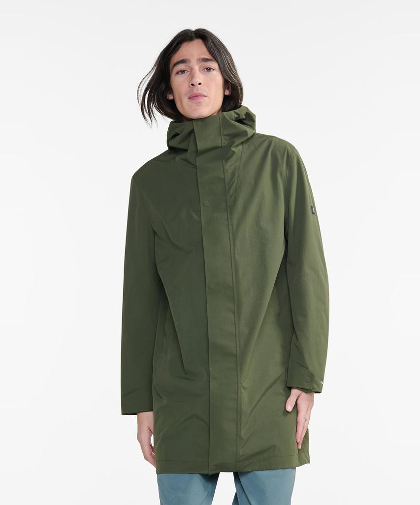 Aigle Men'S Mtd Long Hooded Jacket Ais25Mout008Avo