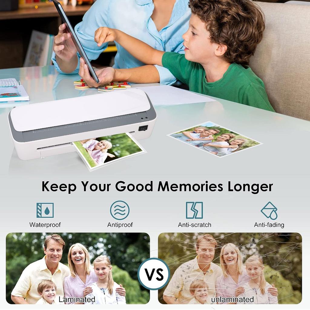 A4 Laminator Machine Time Saving Safe Prevent Bubbles 4 In 1 Thermal Laminator Machine Strong W/ Corner Rounder for School