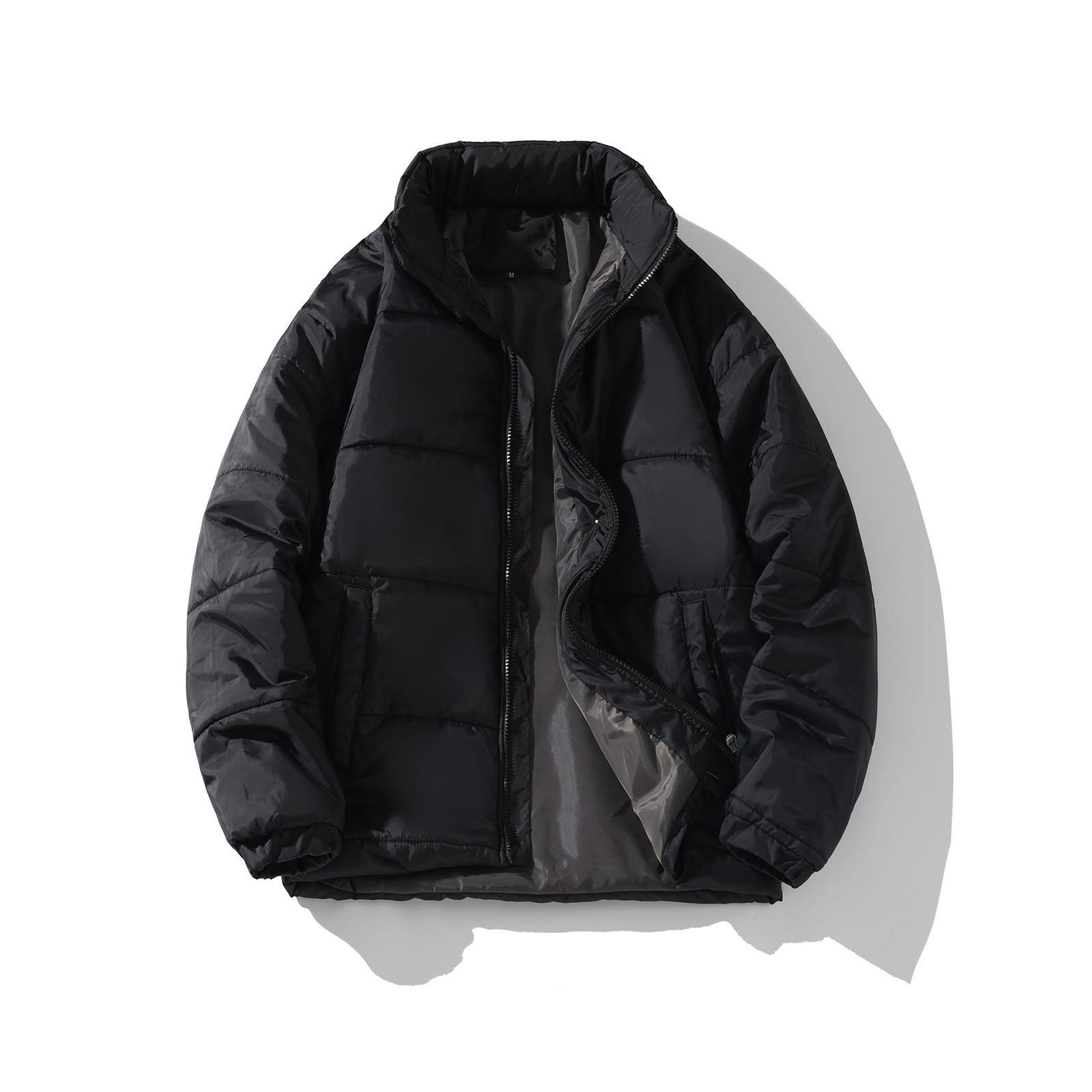 

Зимнее пальто, теплое облегающее толстое пальто, повседневная куртка, верхняя одежда, верхняя блузка XXXXL чёрный