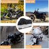 Motorcycle Covers, Outdoor Waterproof Motorbike Covers with Lock-Holes & Storage Bag, Fits Up To 96.5" Motorcycles