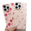 Pink Bow Cherry Full-Screen Phone Case for iPhone 11/12/13/14/15/16/17 PROMAX