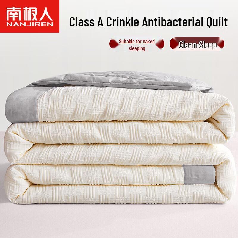 Nanjiren NJXB285 Antibacterial Washed Seersucker Summer Quilt
